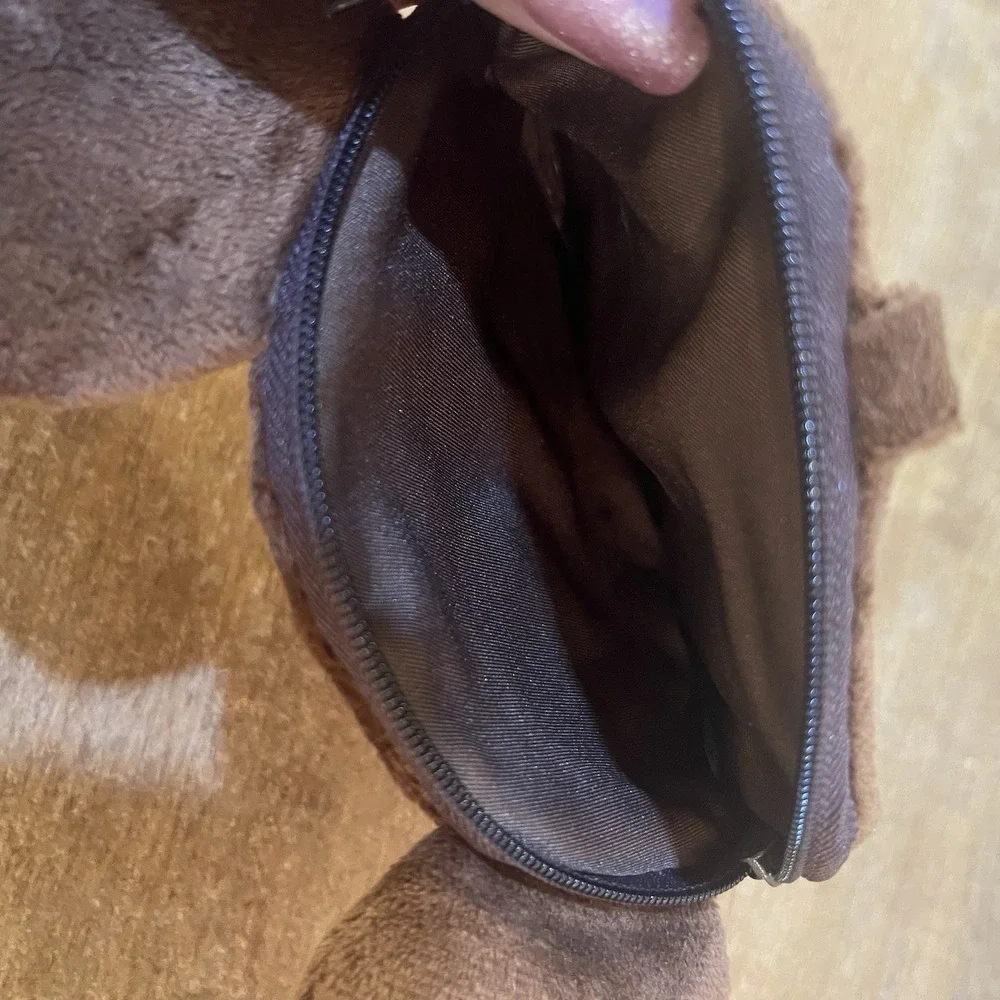 Official Disney Mickey Mouse Plush Pass Case ID Holder Coin Purse Wallet Rare
